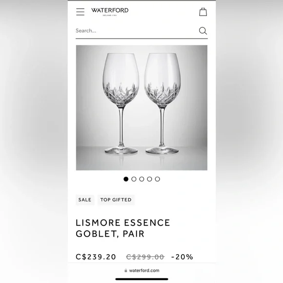 Waterford Wine Glasses - Picture 5 of 5